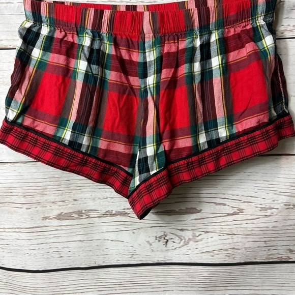 Victoria’s Secret Plaid Flannel Shorts Medium - Picture 5 of 7